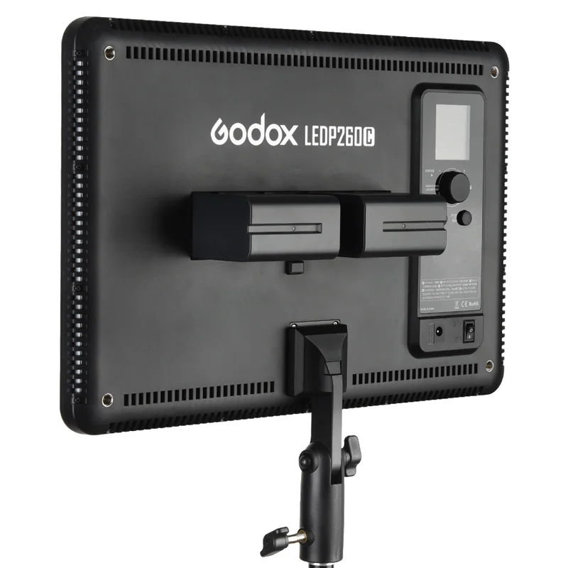 GODOX светодиодный P260C ультра-тонкий 30 W светодиодный видео Панель лампы Kit+ 2 м Свет Стенд 3300-5600 K для цифровых Камера Фотостудия