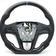 Углеродное волокно и кожа руль для hyundai Verna/Accent 2011 до