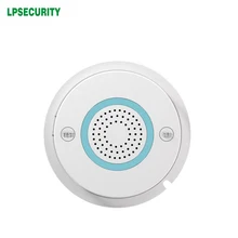 Высокочувствительный GSM/GPRS умный детектор дыма Поддержка SMS/голосового мониторинга/Центральной сети