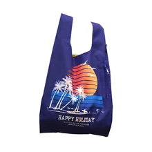 Унисекс складная Удобная многоразовая сумка для покупок сумка переработанная водонепроницаемая сумка для хранения образец дорожная сумка