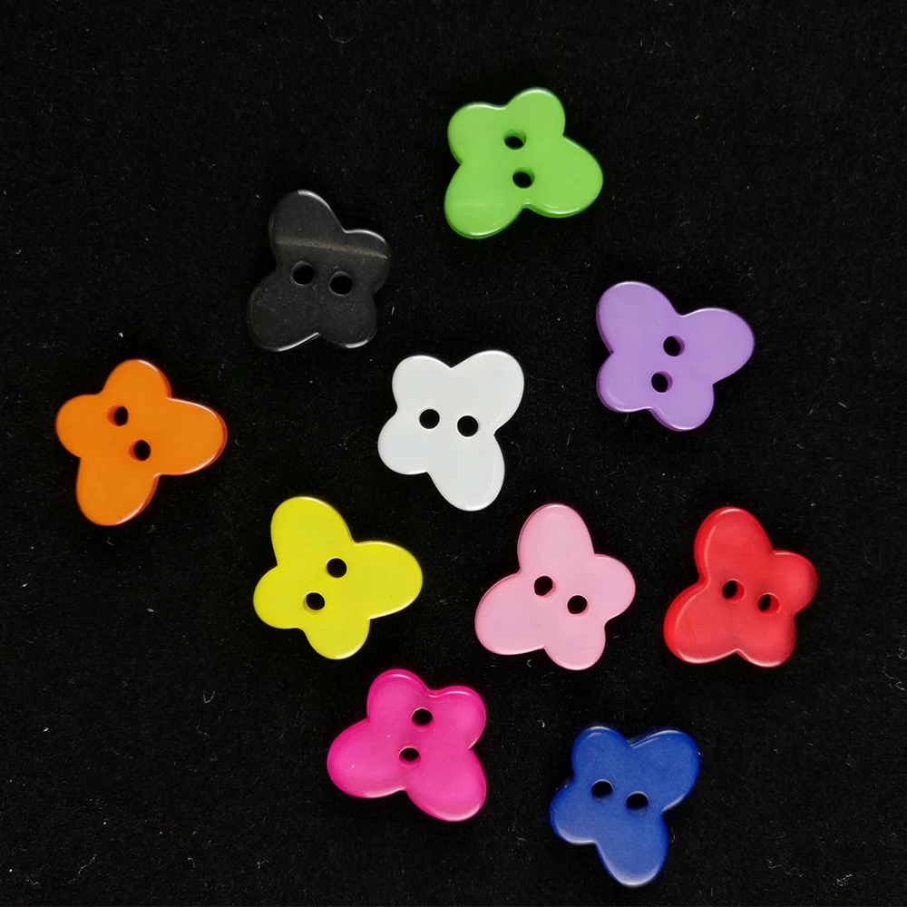 

100PCS Resin Sewing Button Buttons for Scrapbooking Sewing Craft Buttons Decorative Buttons Children Botones 2-Holes