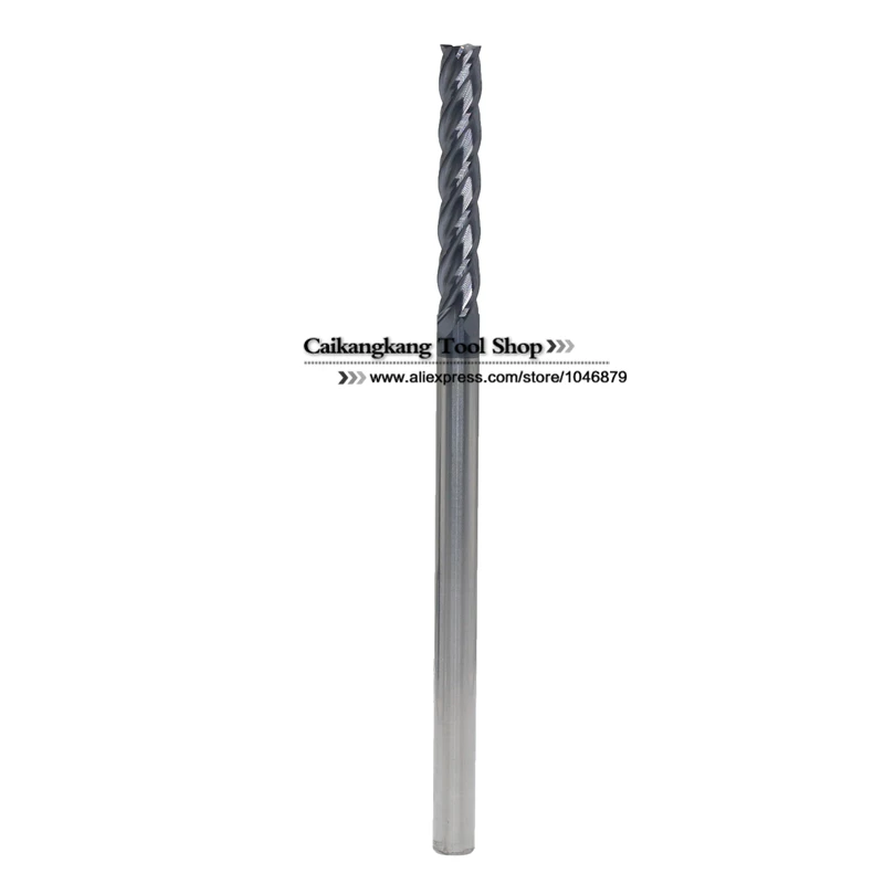 

New 4 Flute Head:8mm Tungsten steel CNC Milling Cutter Carbide End mills Highest cutting hardness: 55HRC 4F 8*8*50*150mm
