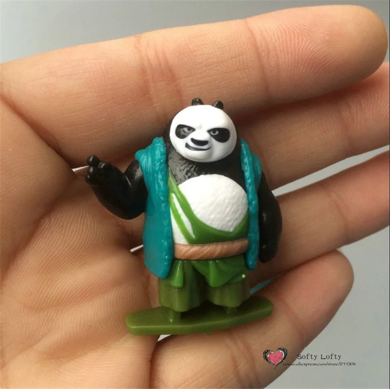 KungFu Panda Mini figure Paos Dad Succulent plants decoration - 1