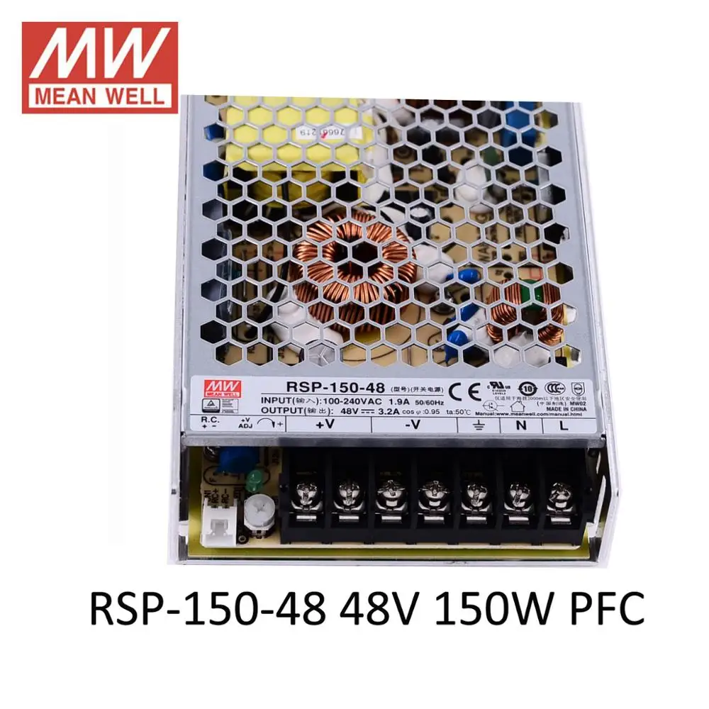 MW Mean Well EPP-150-48 48V 3.125A 150W Single Output with PFC Function Power Supply