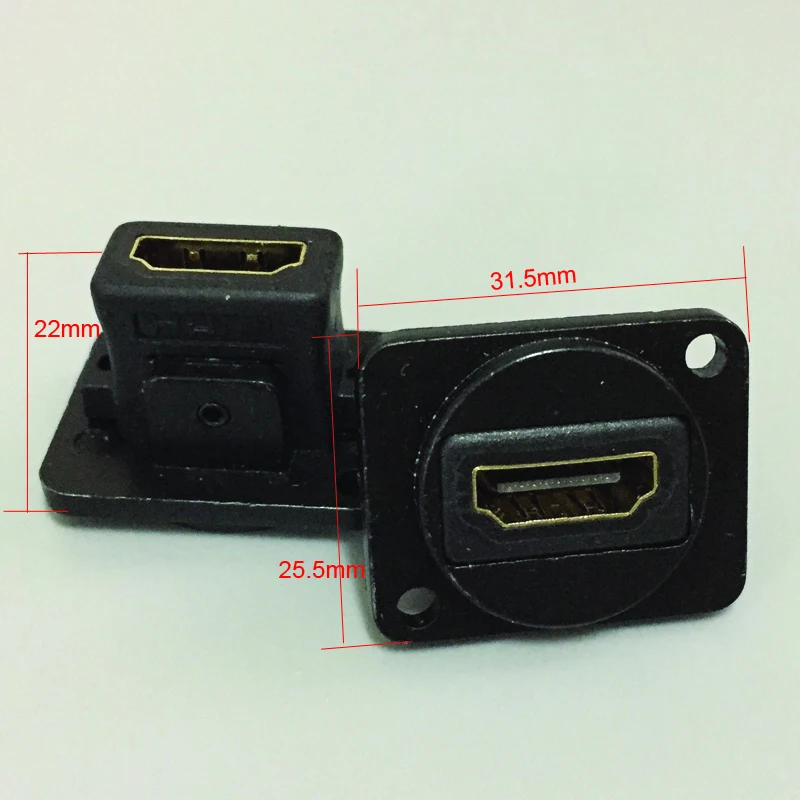 

Arcade Cabinet HDMI Socket Panel Module HDMI Connector HDMI Wall Plate Module HDMI Coupler Passthrough Straight Socket