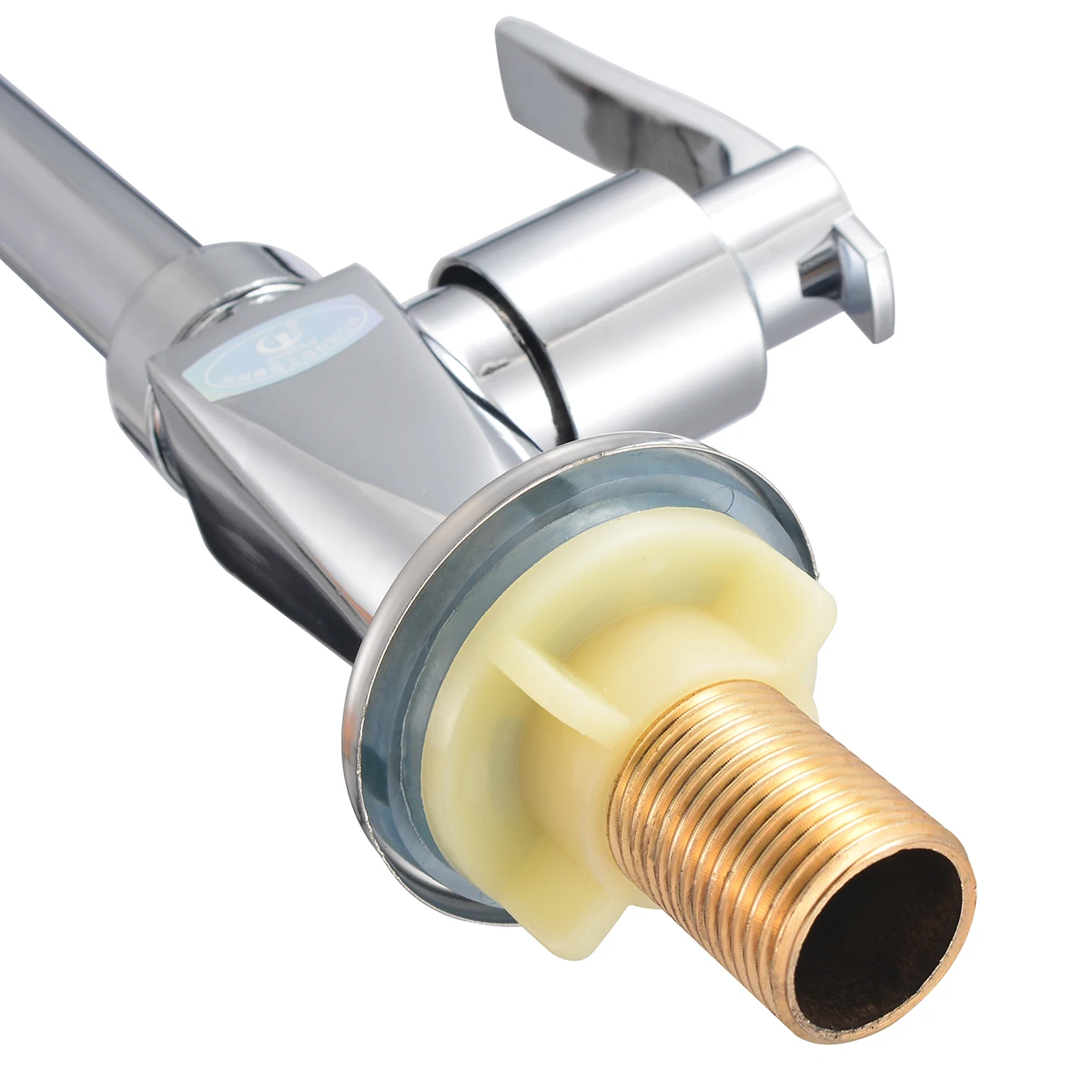 Stainless Steel Single Lever 360 Degree Kitchen Faucet Silver Water Tap Kitchen Tap for Home Bathroom Kitchen Hardware