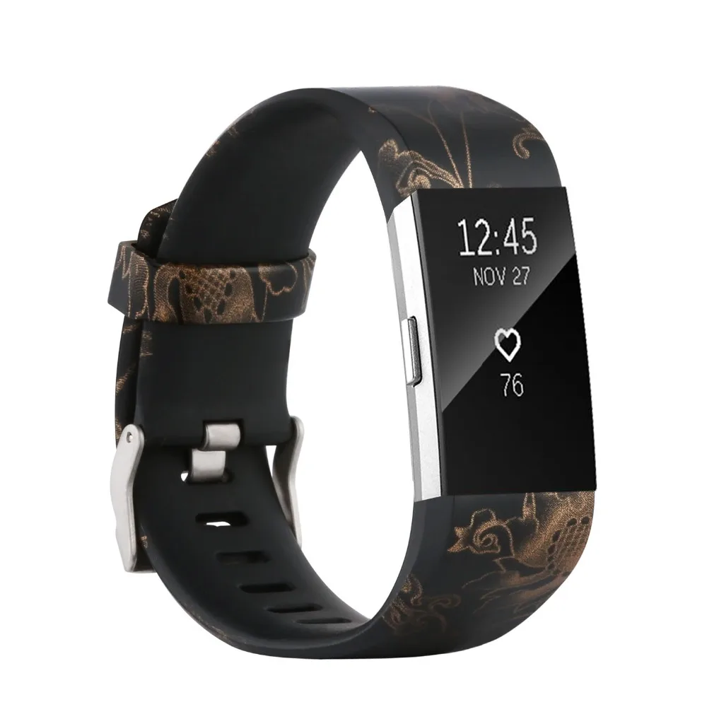 (Charge2HS) C-G012 для Fitbit Charge 2 ремешка мягкий Регулируемый сменный спортивный браслет