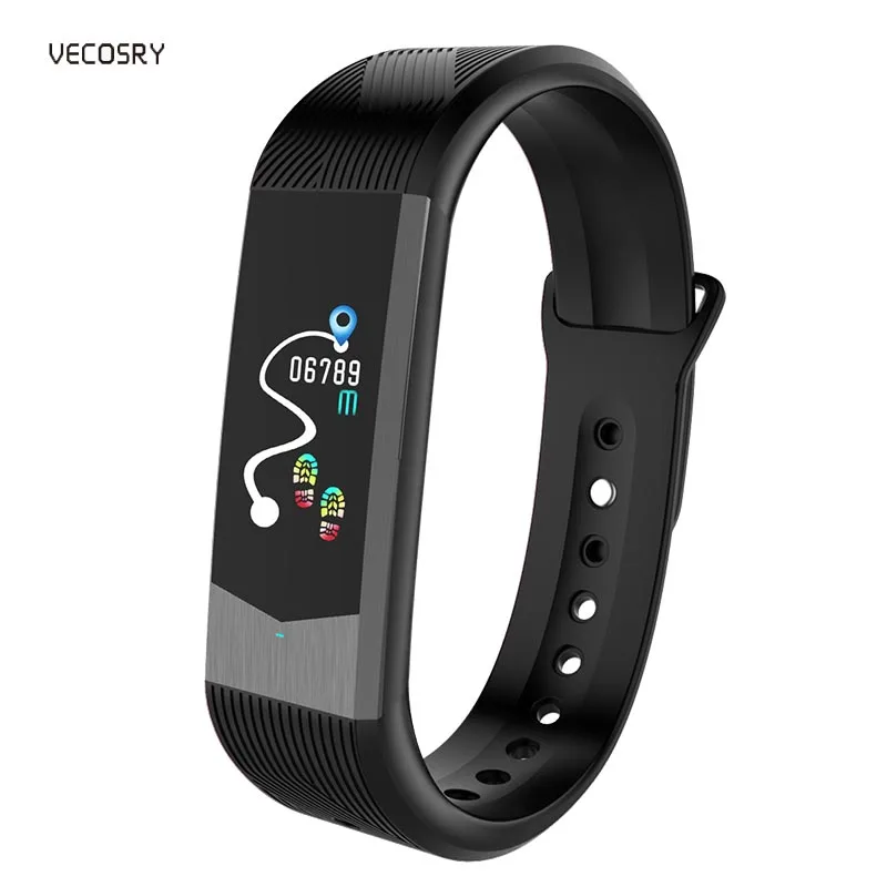 

Smart Male Watch Fitness Tracker Bluetooth Pedometer Bracelet Smart Health Wristband For IOS Android Phone Sport Bracelet Band