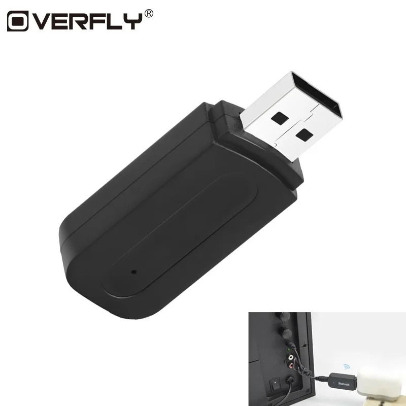 

Overfly 3.5mm Stereo Bluetooth Audio Receiver Bluetooth 2.0 Speaker Adapter Bluetooth Wireless Transmitter For Headset Speaker