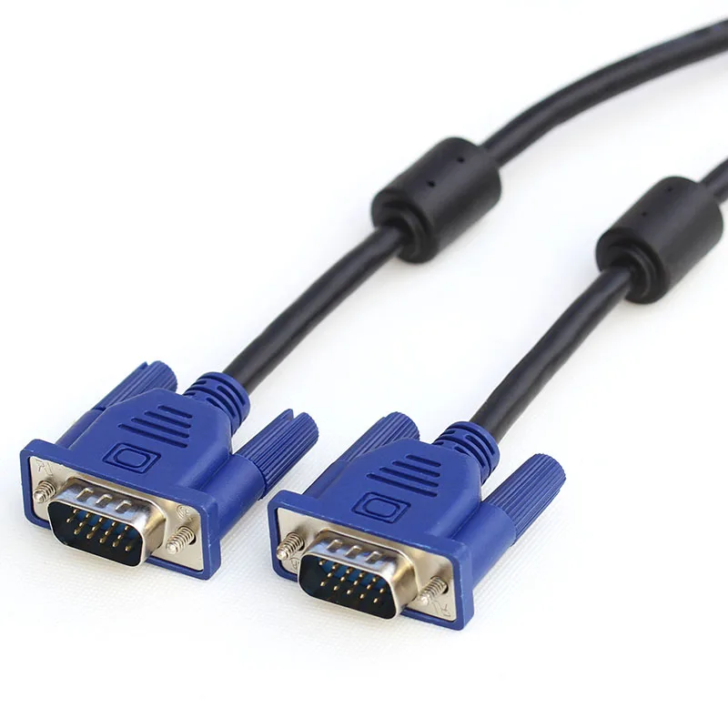 15Pin D-SUB VGA папа-папа для компьютеров и мониторов с VGA портами 0,5 м 1,5 м 3+ 6