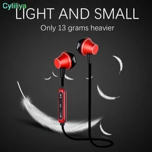 100 шт. D12 Магнитная Bluetooth наушники спортивные бас стерео BT 4,2 беспроводной гарнитура для iphone xiaomi samsung