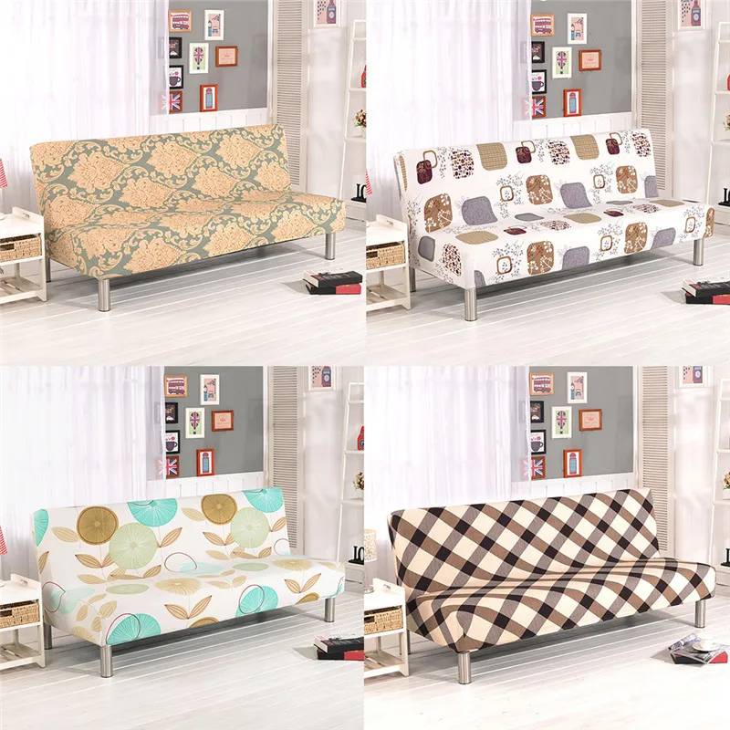 Armless Sofa Chair Slipcovers Tight Wrap All inclusive Slip resistant Elastic Cubre Towel Soft Corner Bed Couch Cover|couch cover|sofa couch