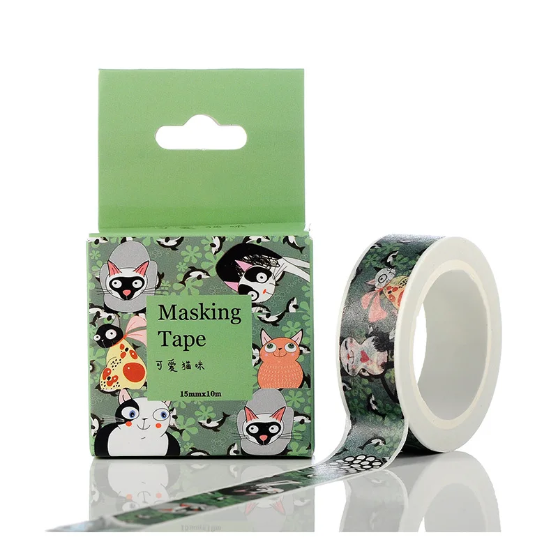 

10M Washi Tape Lovely Cat DIY Scrapbooking Masking Tape School Office Supply Escolar Papelaria