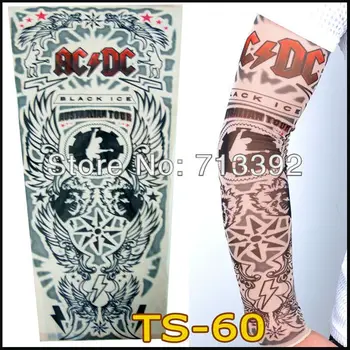 

Hight Quality Mixed 140 Styles Nylon Tattoo Sleeves, Fake Temporary Tattoo (50PCS/lot) Free Shipping
