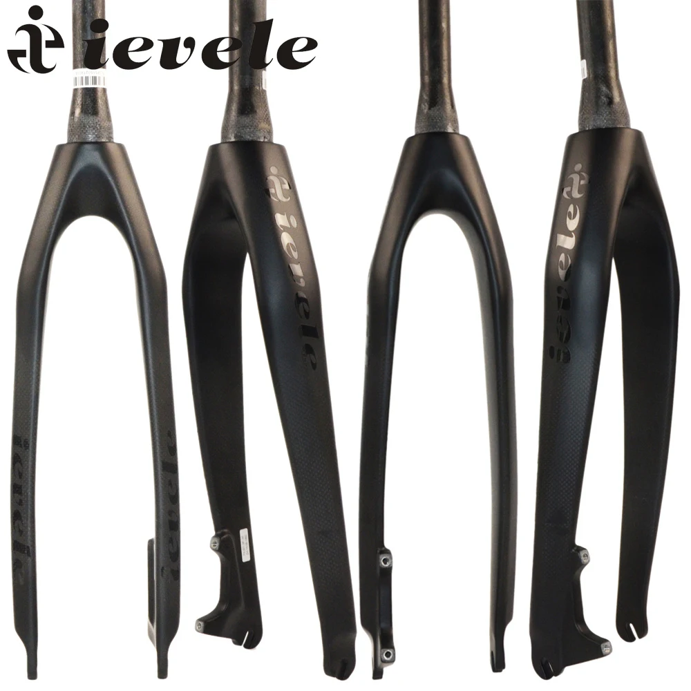 

ievele Mountain bike carbon fiber front fork bicycle 26ER / 27.5ER / 29ER weave bicicletas mountain bike fork disc brake 547g