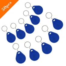 DWE CC RF 50 шт в партии 125 кГц TK4100 em id брелок rfid тег для система контроля допуска к двери