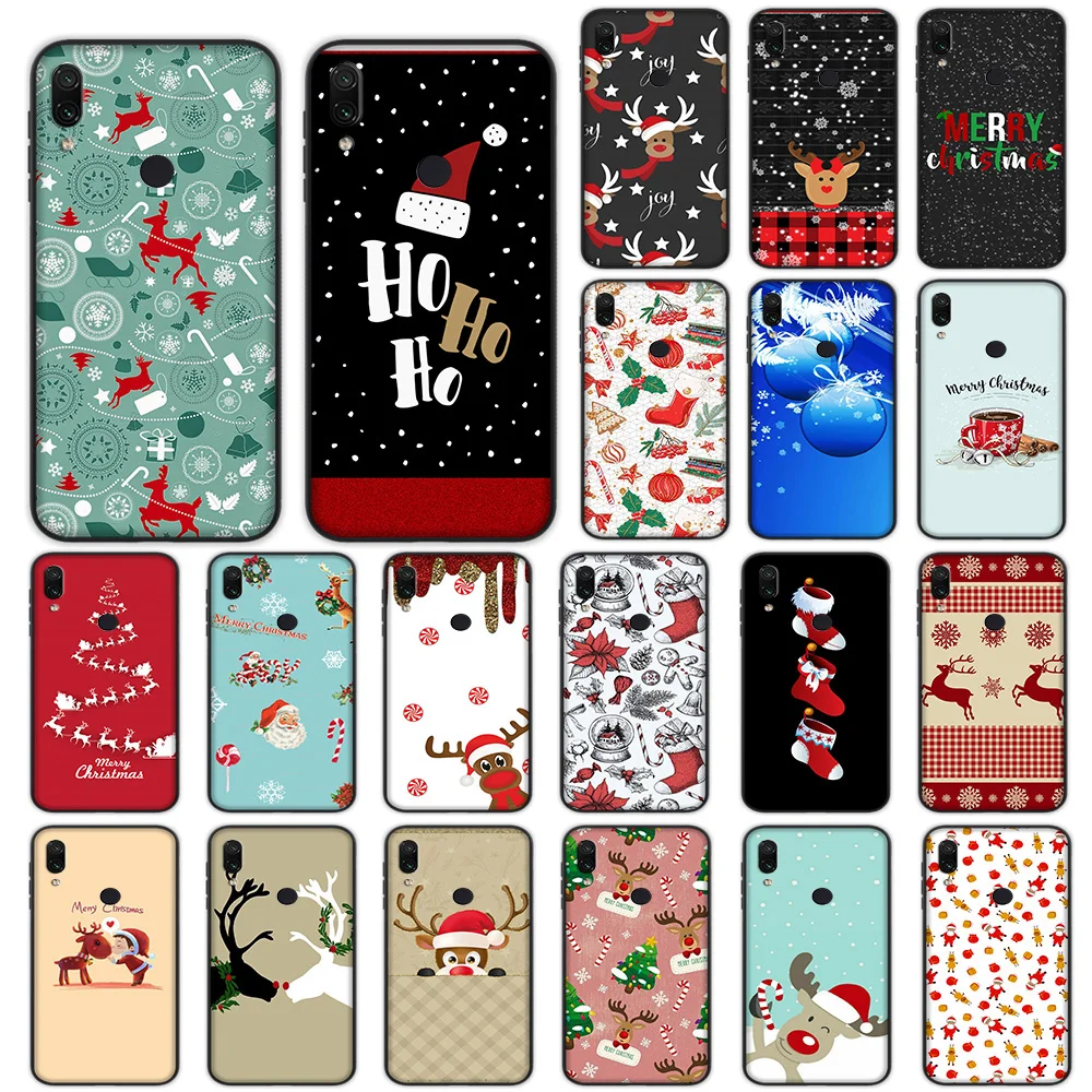 

Cute Deer Christmas Sock Soft Case for Xiaomi Redmi Note 4 4X 6 7 8 Pro 5 Plus 5A 6A Cover