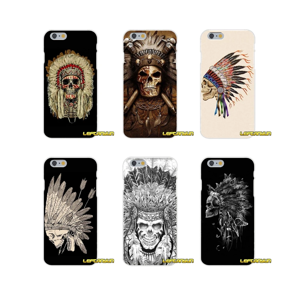 

Death Indian Skull Skeleton Soft Silicone phone Case For Xiaomi Redmi 2 4 3 3S Pro Mi3 Mi4 Mi4C Mi5S Mi Max Note 2 3 4