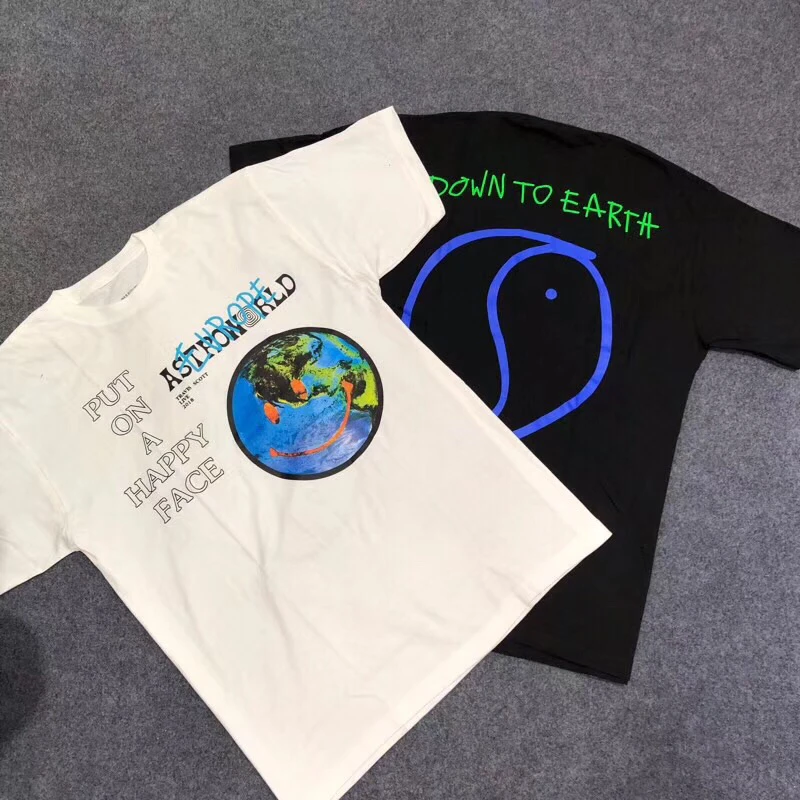 Travis scott happy face shirt Clearance