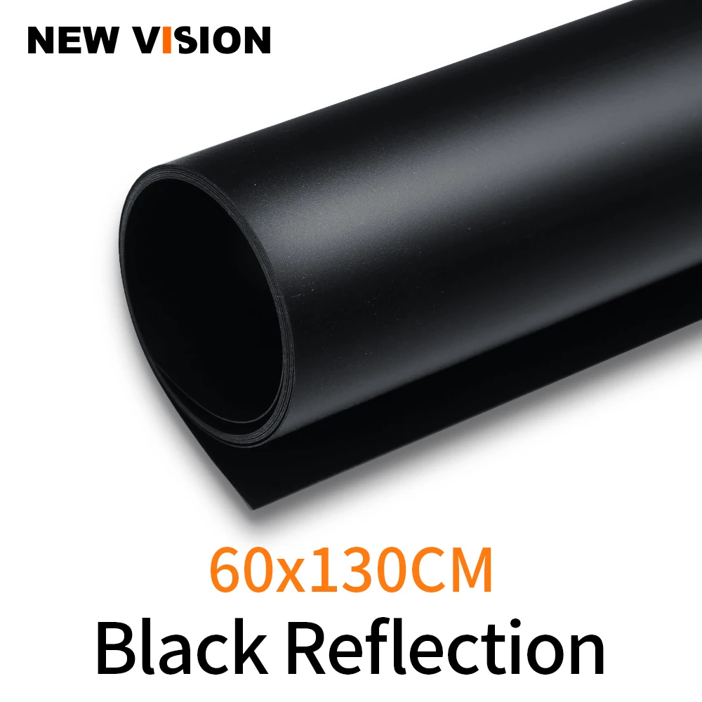 Black 60X130cm 24*51inch Photography Backdrop Paper Matte Reflection