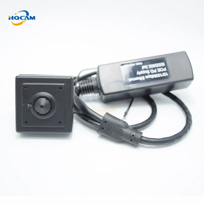 HQCAM 720 P Мини ip камера 1,0 мегапиксельная камера onvif p2p мини ip камера с точечной диафрагмой POE поддержка мобильного телефона удаленное наблюдение 3,7 мм объектив