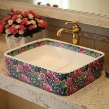 

Ceramic basin wash basin counter basin wash rose