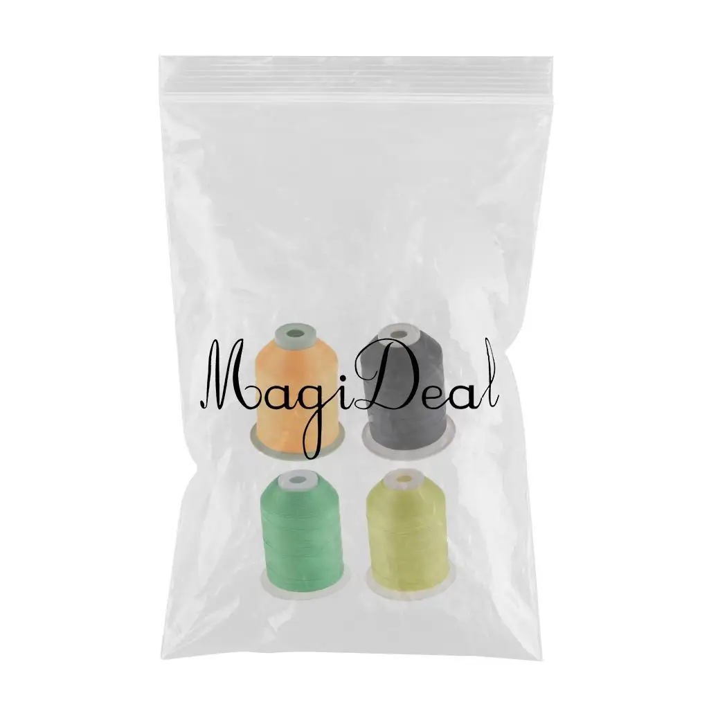 4pcs Nylon Whipping Wrapping Threads for Fishing Line Rod Rings Guides 2187Yds Hook Tying Fishing Accessories