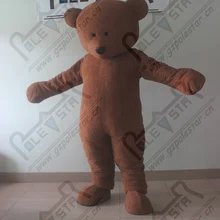 Коричневый плюшевый талисман костюмы Мишки Тедди носить талисман, костюмы мультфильм костюмы для вечерние