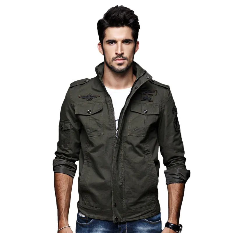 

Special Forces Military Jackets 101 Airborne Division Tactical Mens Bomber Flight Camouflage Windbreaker Clothes Army Jacket 6XL