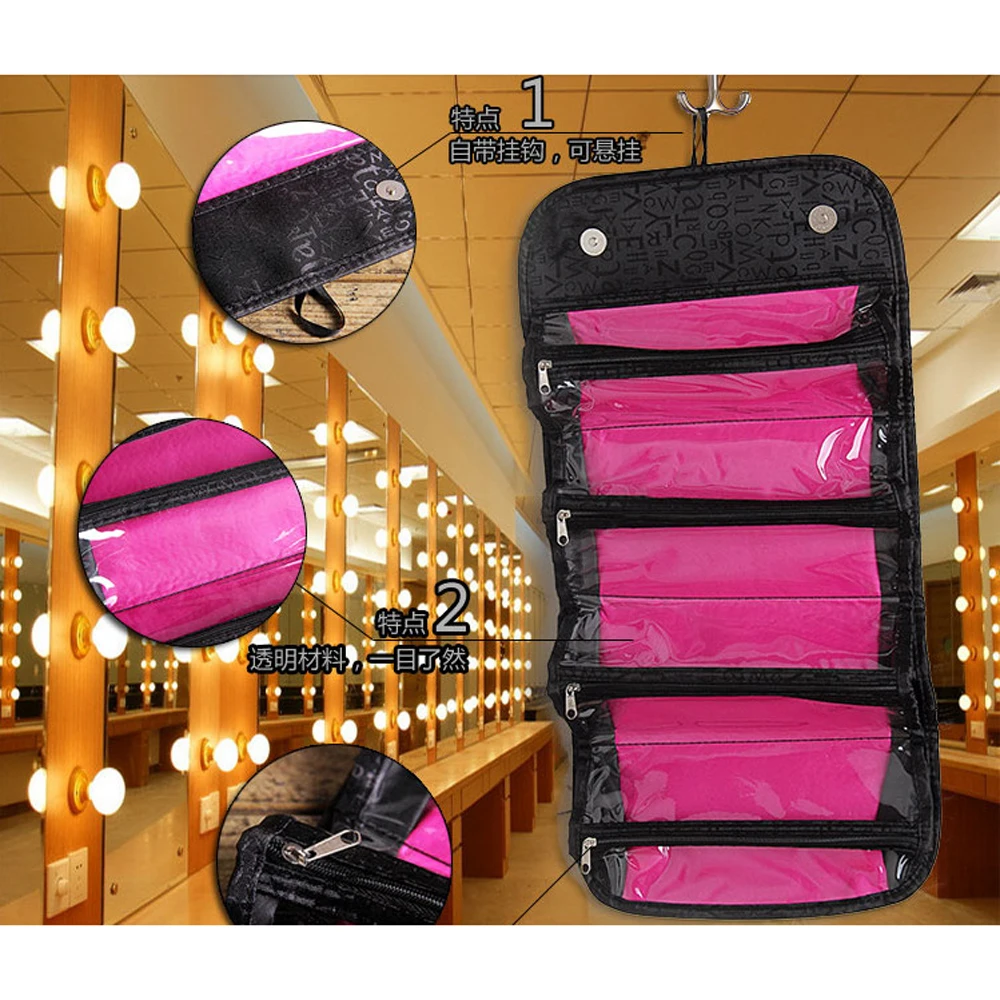 أدوات الزينة Necessaire النساء المرحاض السفر الجمال الغرور المكياج ماكياج التجميل حقيبة ل حقيبة أدوات محفظة المنظم الحقيبة التجميل