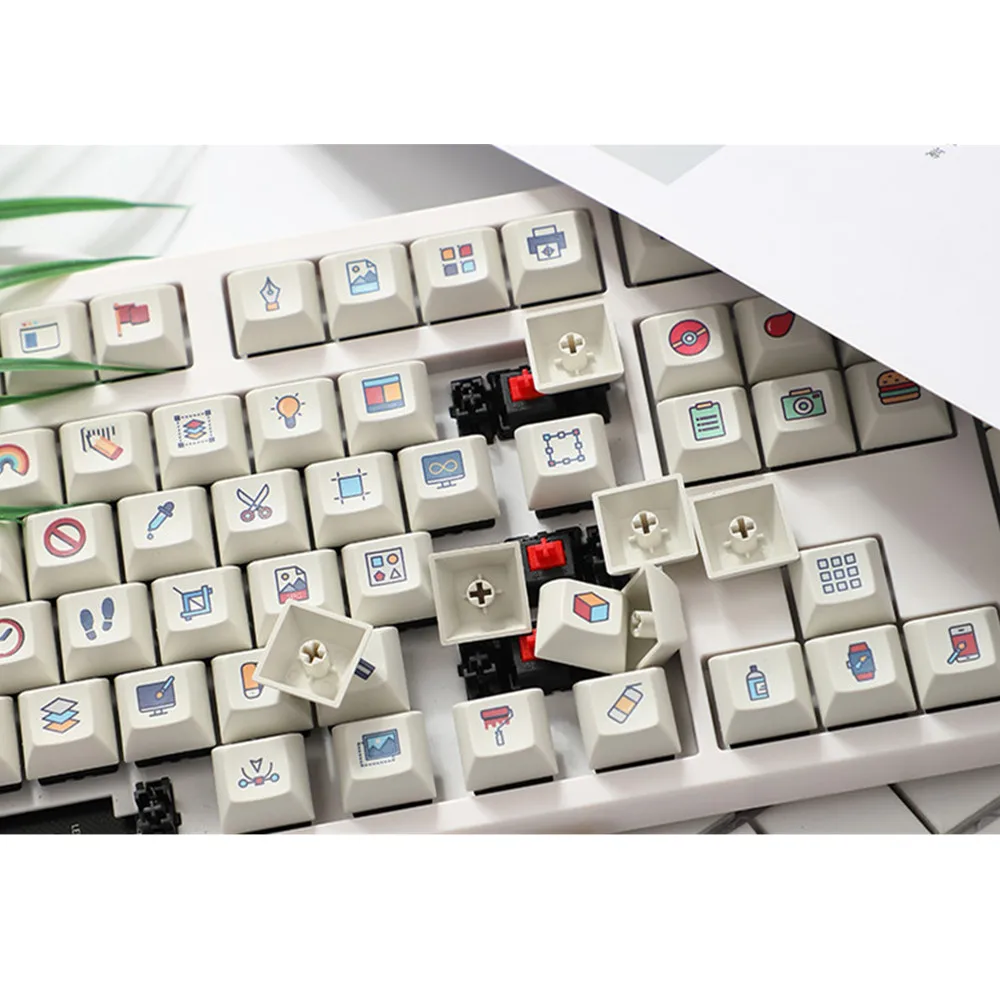 Личностный колпачок для механической игровой клавиатуры pbt DSA с сублимацией