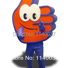 Талисман большого пальца вверх костюм талисмана на заказ Необычные платья для косплея мультяшный маскот карнавальный костюм маскарадный костюм