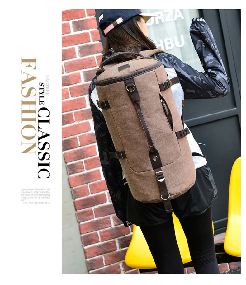 Capacidade de Escalada Redondo à Prova Lona dos Homens Grande Bolsas Balde Dwaterproof Água Viagem Duffel Bolsa Ombro Mala Bagagem Pacote Esporte Xa28d 21 Cheap Mochilas escal.