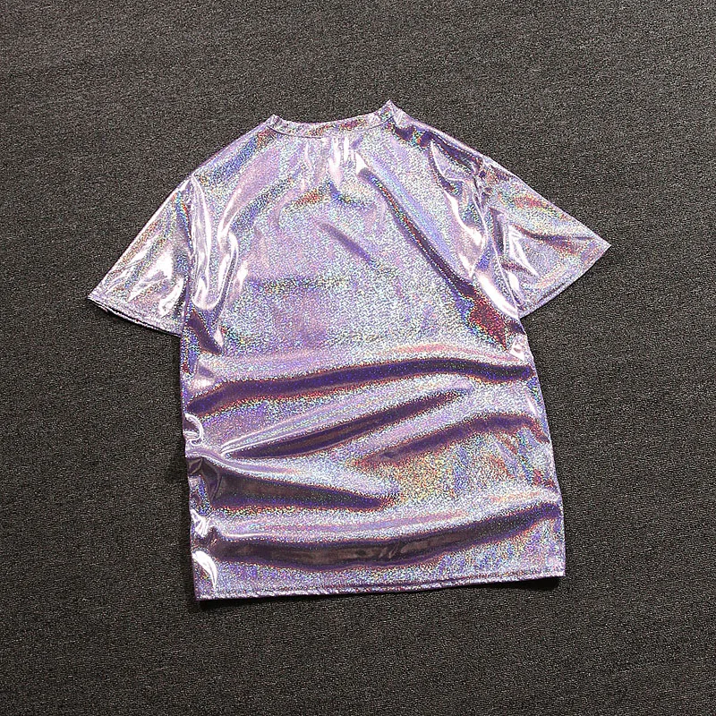 

2019 women new arrive bling bling short sleeve loose T-shirt top