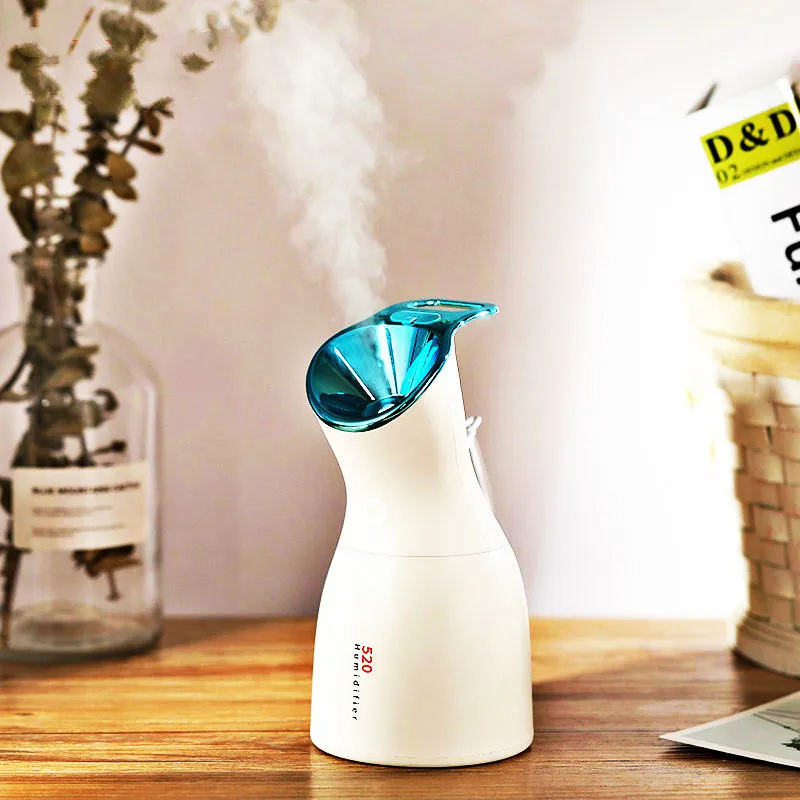 

500ml Cool Mist Ultrasonic Air Humidifiers for Bedroom Waterless Auto Shut-off Filterless Vaporizer for Home Room Aroma Diffuser