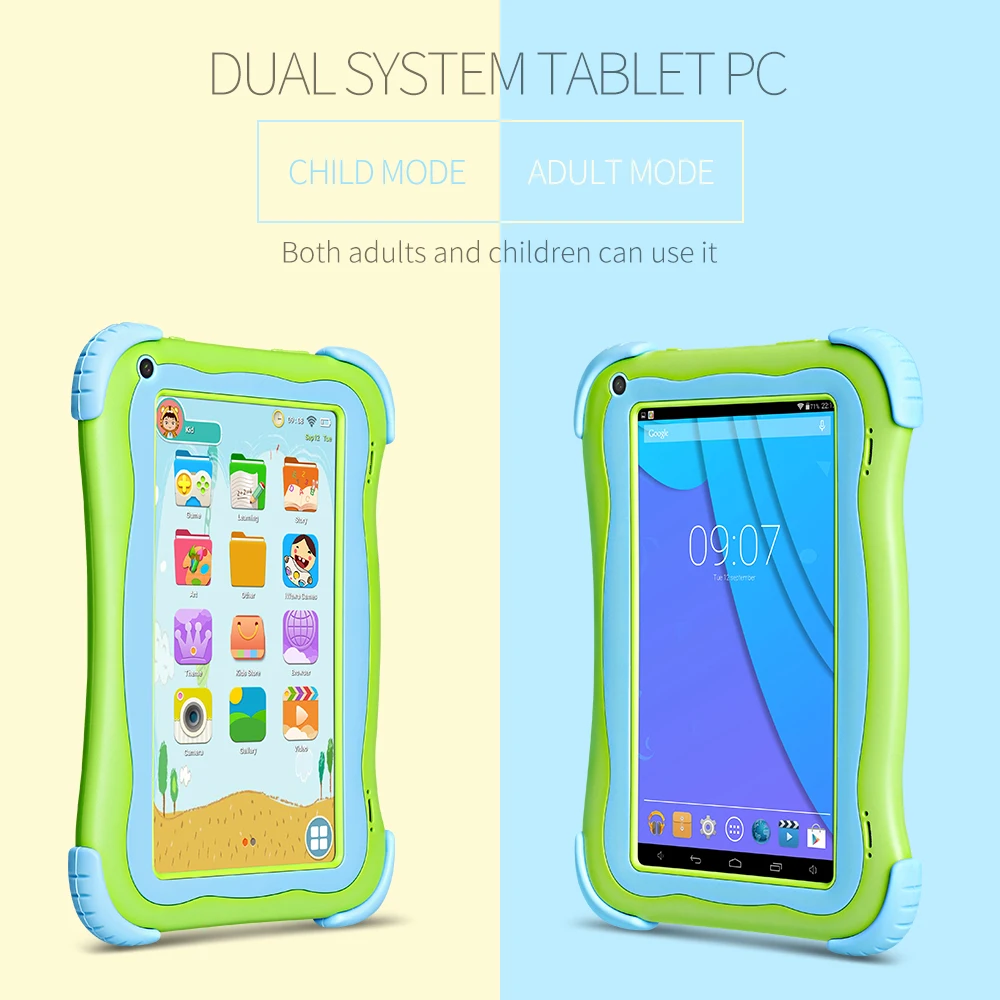 

HOT! HOT! HOT! Yuntab 7 inch Q91 Android 5.1 Kids tablet PC 1GB+16GB Allwinner A33 Quad Core Tablet Dual camera 2800mAh