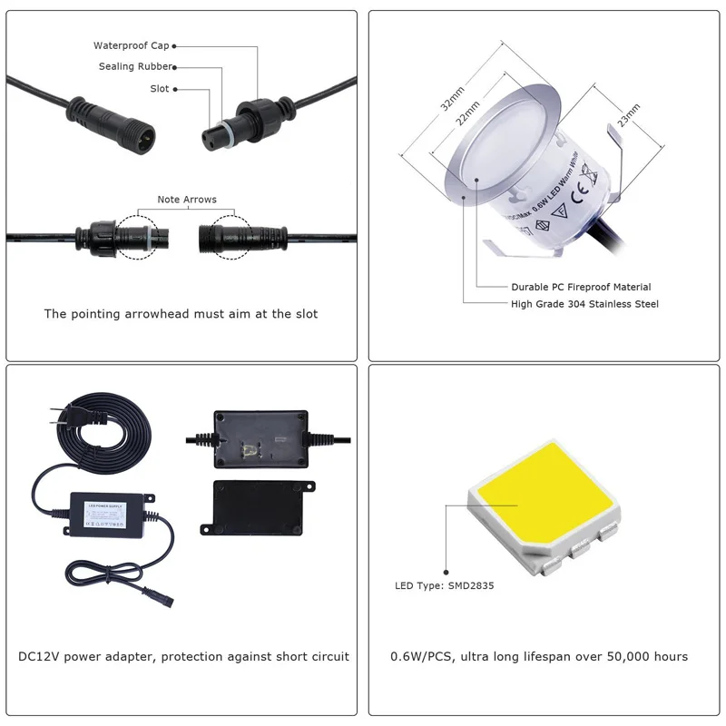 Открытый 16pz путь свет светодиодное напольное освещение led подземный свет IP67 нержавеющая сталь садовый Коридор Свет