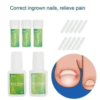 

Ingrown Toenail Straightening Clip Curved Patch Nail Stickers Glue Foot Care Tool Set Kit Lifter Fixer Recover Correction Tool