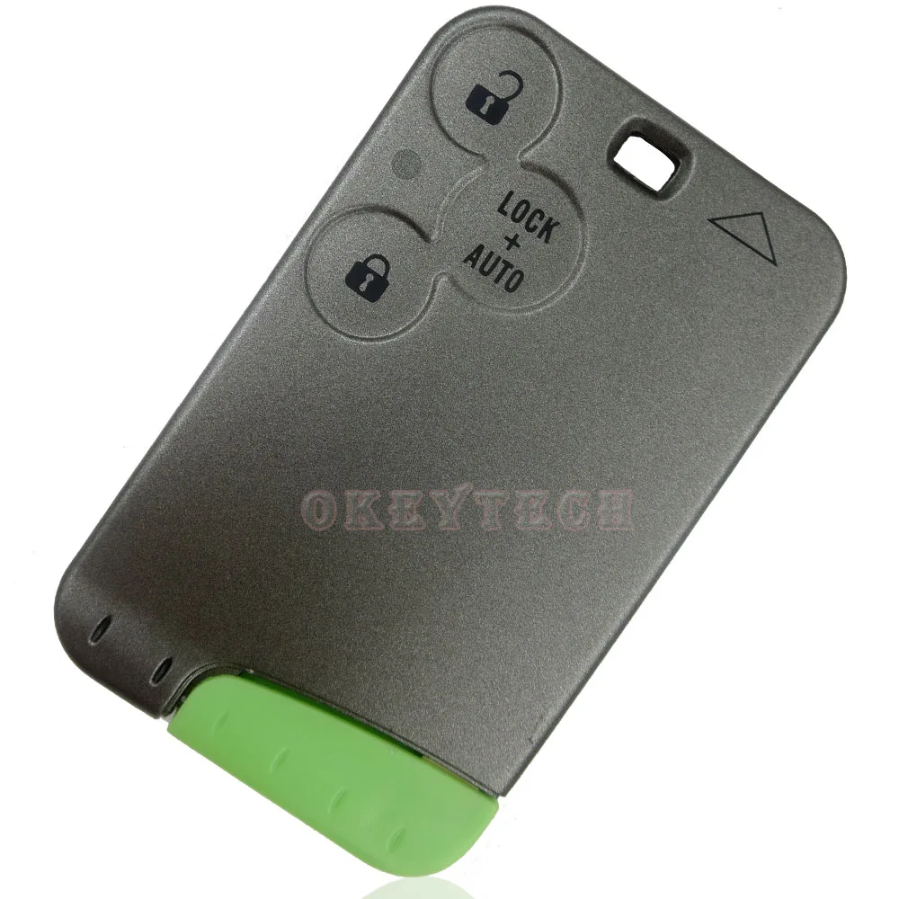 

Original For Renault Laguna 3 Buttons Smart Key Card Remote Car Key Shell Free Shipping Cover Replacement FOB With Uncut Blade