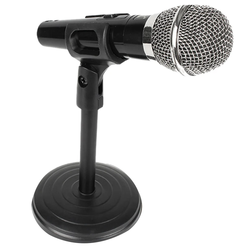 

Desktop Microphone Stand Adjustable Disc Microphone Stand