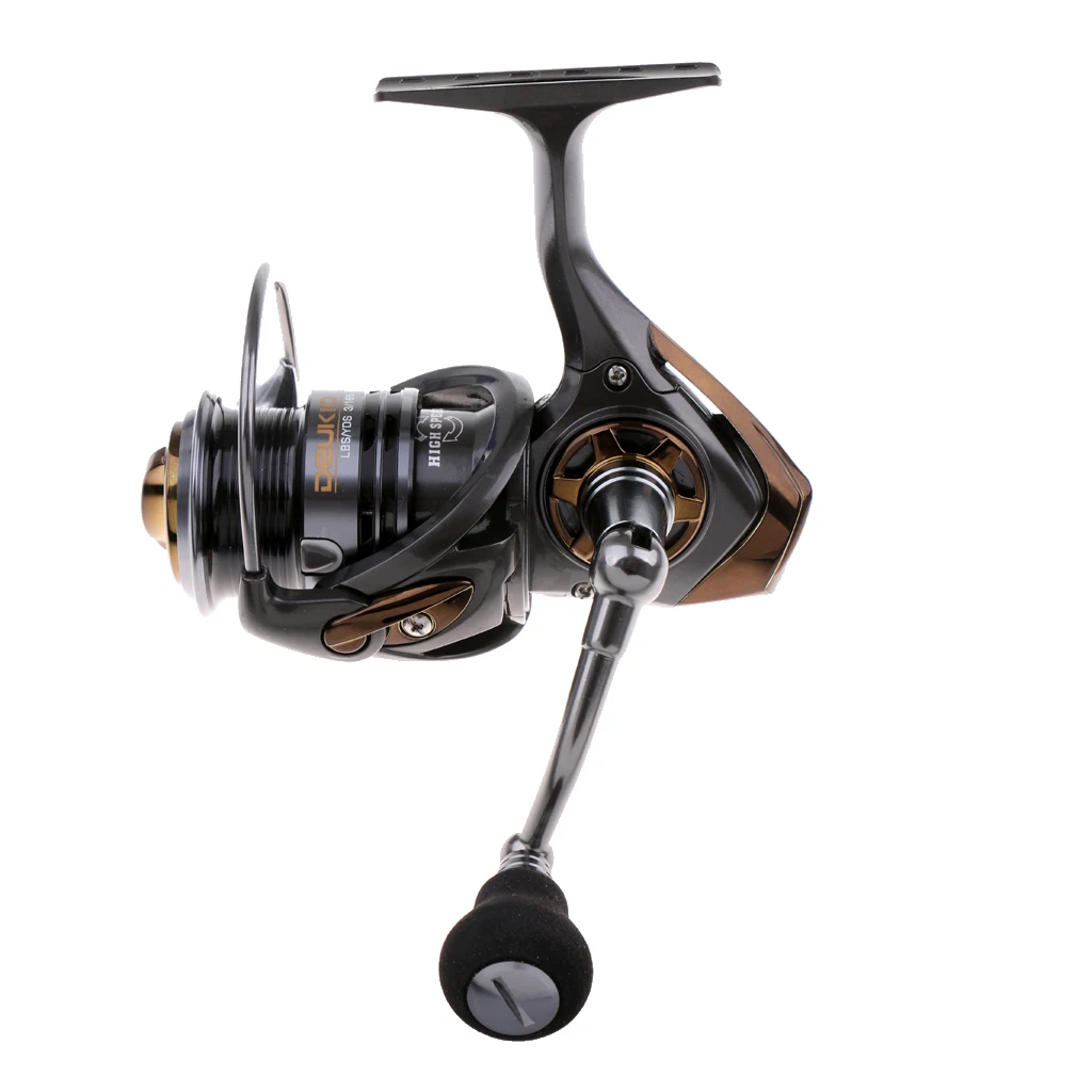 Sea Fishing Reel High Ratio 7.1:1 5+1BB Match Spool Spinning Reel 6.5kg Drag 3D Super-Light Design Fishing Reel