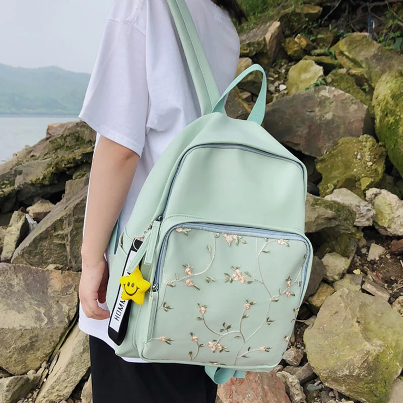 

2019 New Fashion Leather Backpack Schoolbags School Backpack for Girl Teenagers and Boys Casual Preppy Style Pu Travel Rucksack
