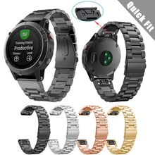 Для Garmin Fenix5 металлический ремешок из нержавеющей стали 22 мм для Garmin Fenix 5/5 Plus/Approach S60/Forerunner 935