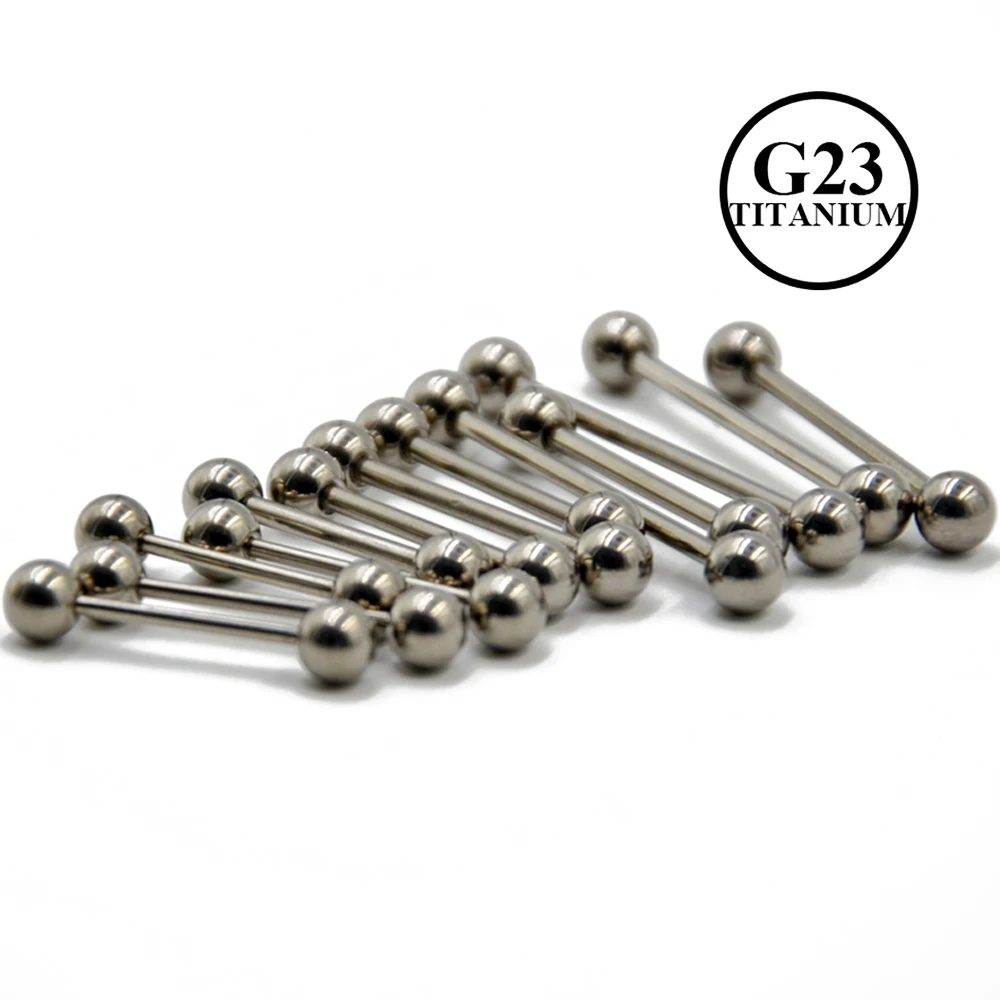 BOG 1PC G23 Titanium Промышленные Штанги прямые пирсинг штанга для языка кольца сосков