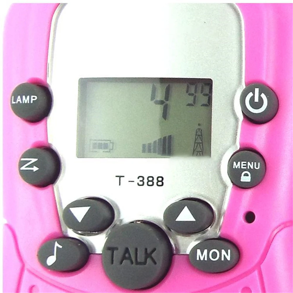 Brinquedos para Crianças Handheld sem Fio Pai-filho ao ar Produtos Eletrônicos Walkie-talkie Multi-color Chamada Livre Comunicação Brinquedo T388 6 livre comunicação brinquedo t388