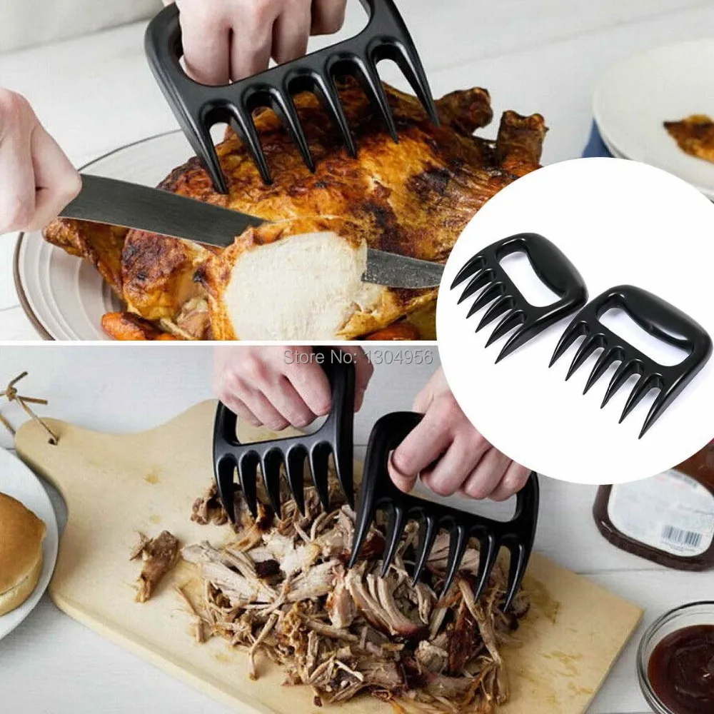 Buy 20pairs BBQ Bear Paws Fork Claws Meat Handler