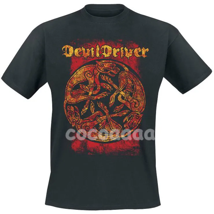 9 видов конструкций DevilDriver Science фантастика рок череп кости Рубашка mma Camiseta Ropa фитнес тяжелый рок хэви-метал, Панк хлопок - Цвет: 3