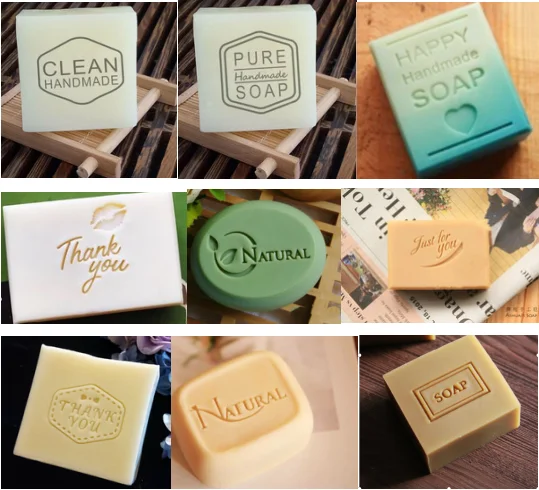 

natural handmade soap acrylic seal Mini DIY natural organic glass stamp chapter