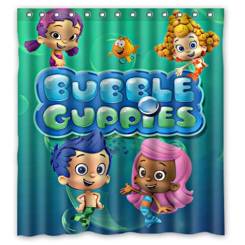 Hot New Fashion Deco Bubble Guppies Bathroom Shower Curtain 66 X 72 New Fashion Deco Bubble Guppies Bathroom Shower Curtain 66 X 72 60