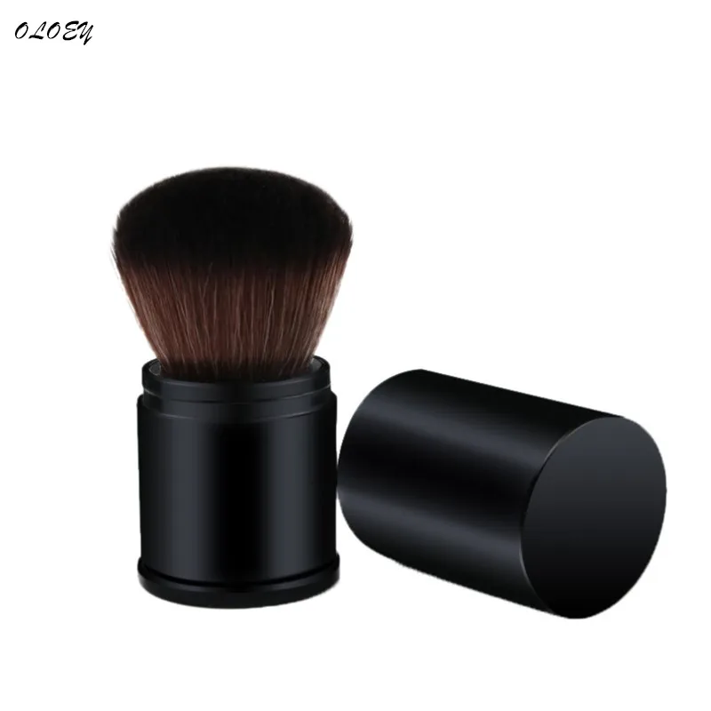 

OLOEY 1PC Professional Retractable Makeup Brushes Foundation Powder Loose Powder Blush Multifunctional Make Up Brush